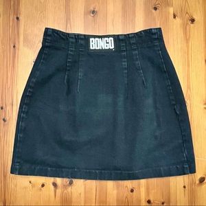BONGO 90’s Denim Wrap Mini Skirt